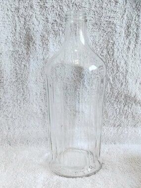 Vintage 10" Clear Glass Heinz 57 Bottle with MM's in As Seen Condition!!